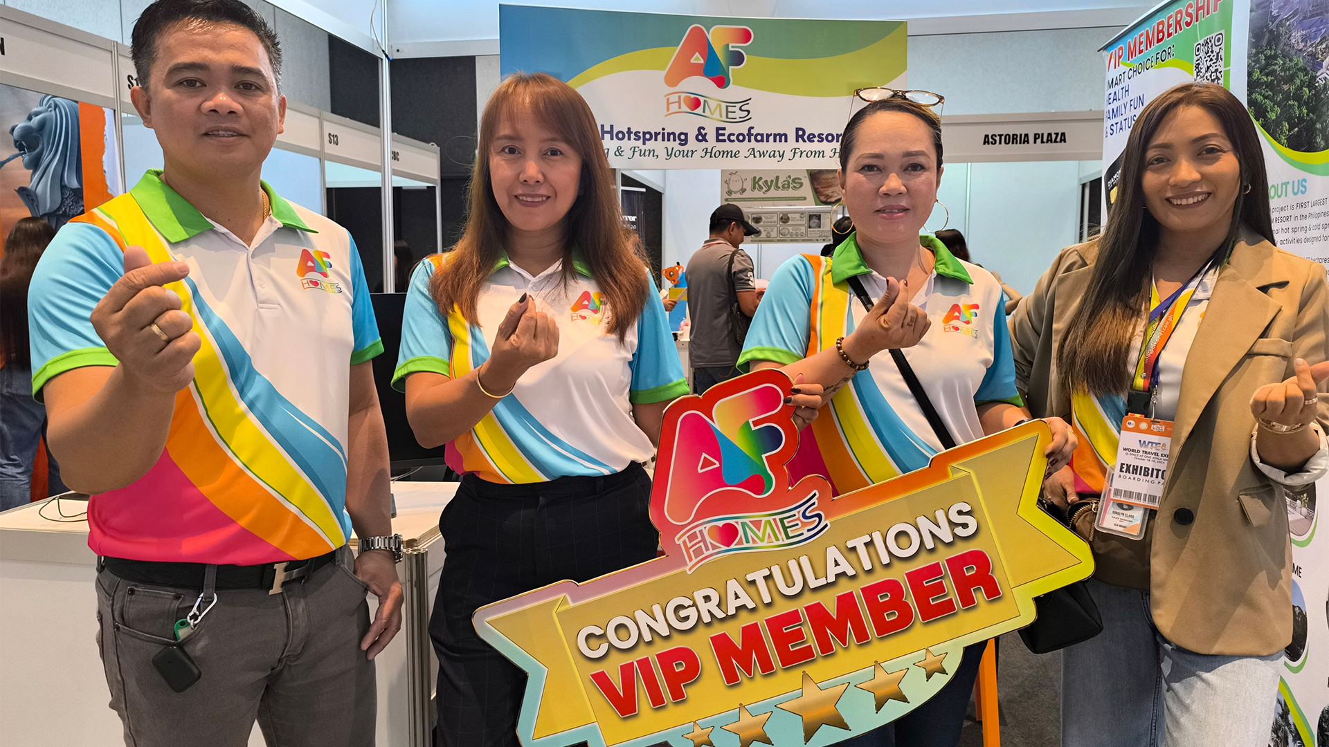 As we celebrate this milestone, we extend our heartfelt thanks to everyone who visited our booth. Your curiosity and excitement inspire us to bring AFhomes Hotspring & Ecofarm Resort’s vision to life.