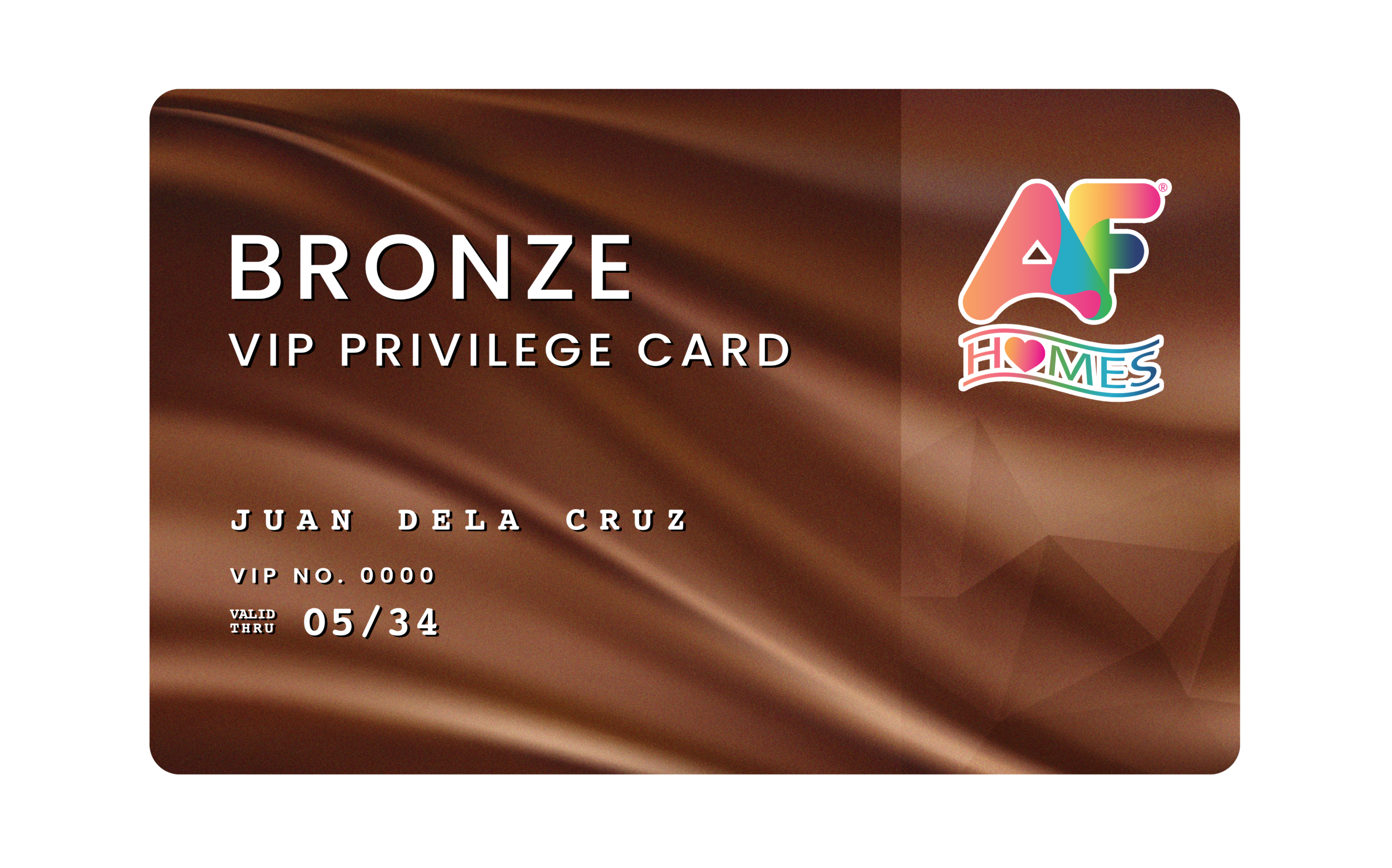 Bronze VIP Privilege Loyalty Card